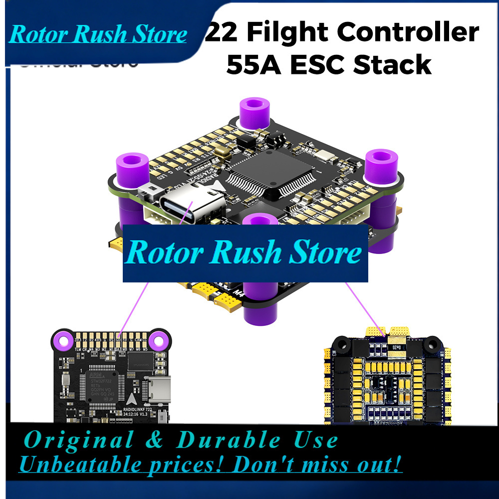 RoRusRadiolink F722 フライトコントローラ - Eachine Drone E010 のレビューと価格