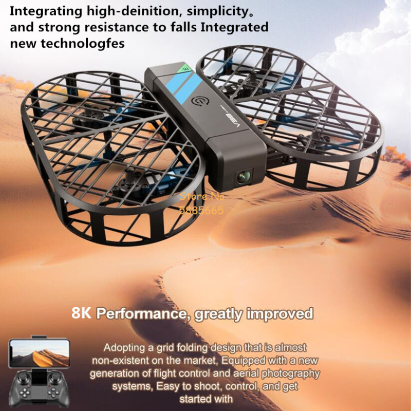 8K HD カメラ 360 °   保護オプティカルフローロ - Dji Drone Mini 4 Pro のレビューと価格