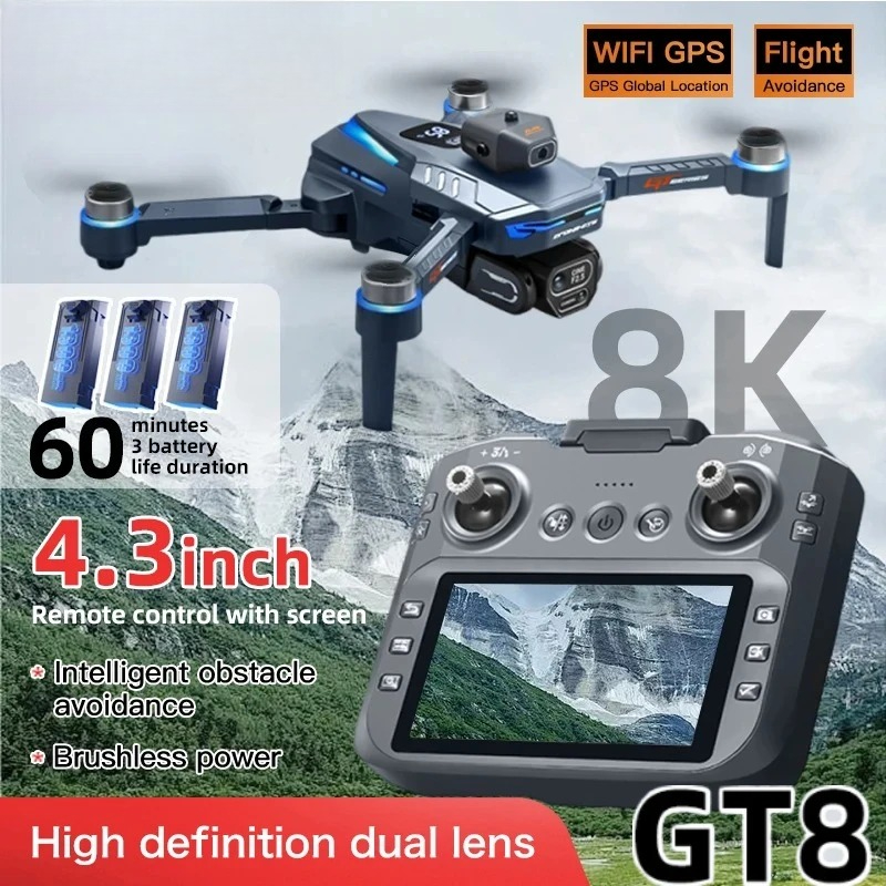 オリジナルGT8ドローン 8Kプロフェッショナルデュアルカメ - Drone Photogrammetry のレビューと価格