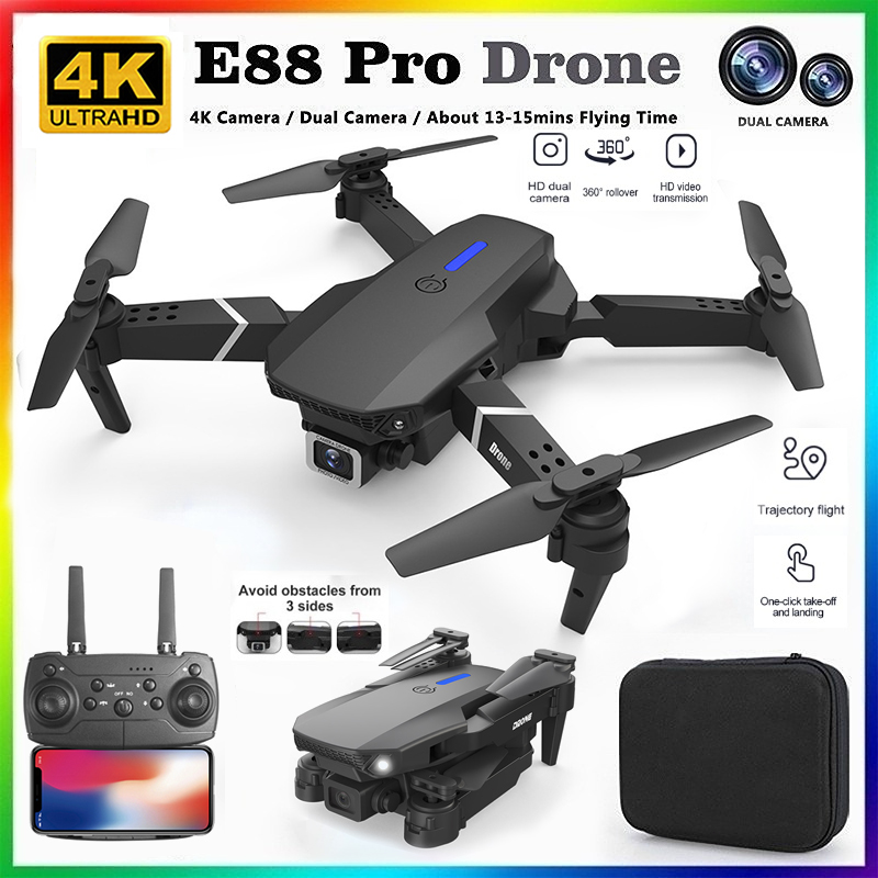 2026年新型 E88 プロ仕様 HD 4K RCドローン  - Drone Photogrammetry のレビューと価格