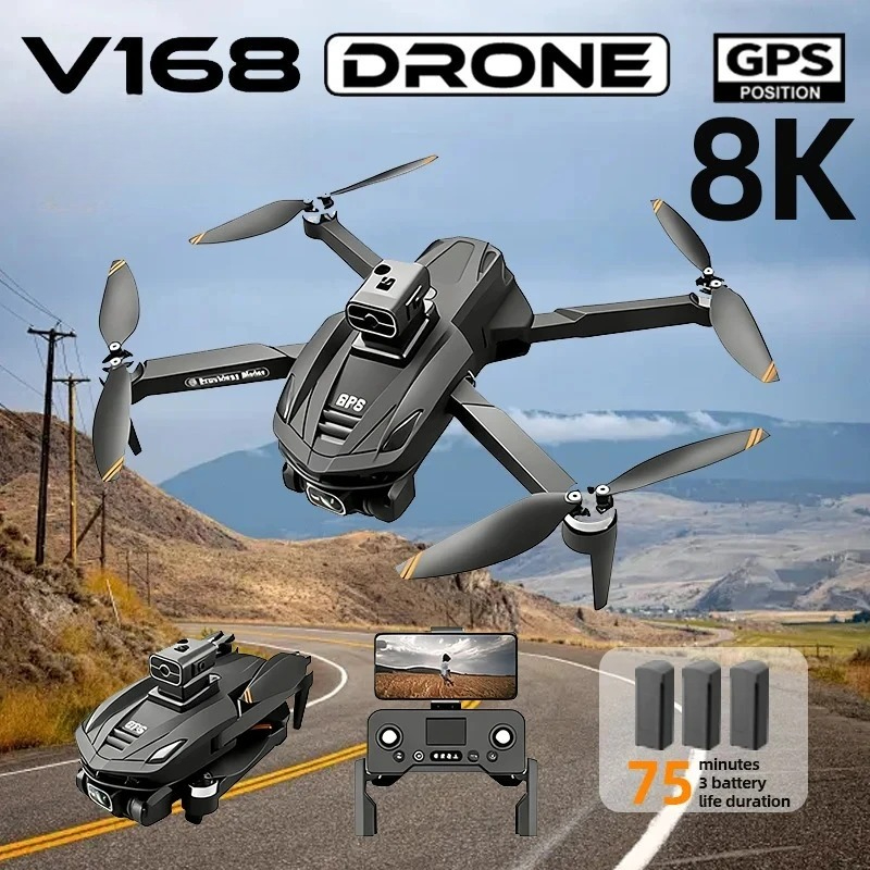 オリジナルV168 GPS搭載プロフェッショナルドローン。8 - Drone Multispectral のレビューと価格