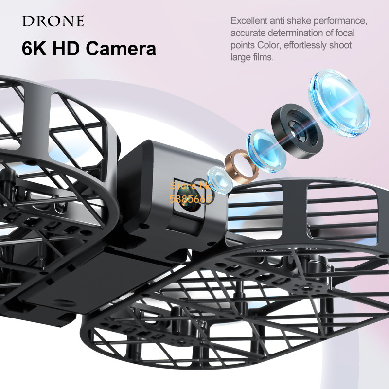 8K HD カメラ 360 °   保護オプティカルフローロ - Drone Aerial Photography のレビューと価格