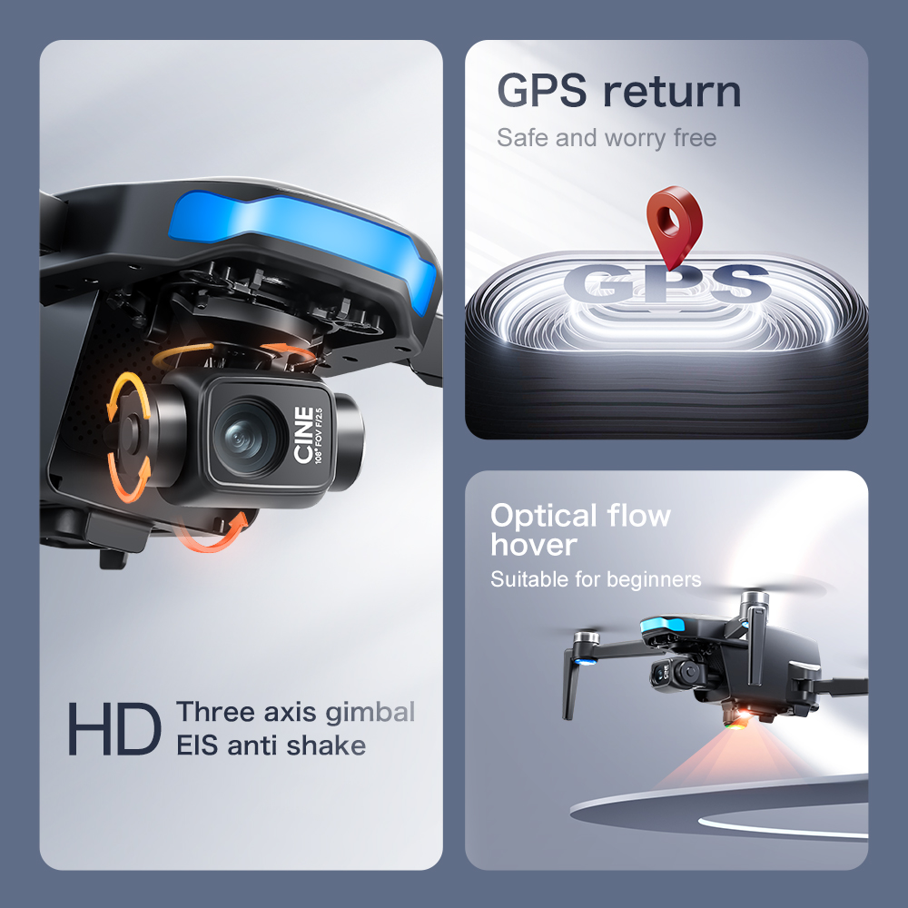 オリジナルS-X1 GPSドローン 8KHDプロフェッショナ - Drone Photogrammetry のレビューと価格