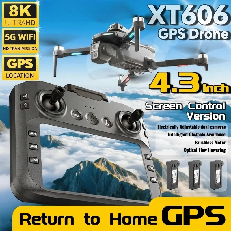 ベストディール XT606 MAX ドローン GPS 4K  - Drone Photogrammetry のレビューと価格